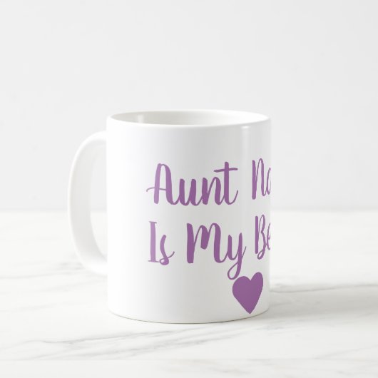 Aangepaste tante is mijn beste Mok (Voorkant links)