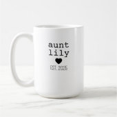 Aangepaste Tante Naam Mok, Tante Verjaardag Gift,  Koffiemok (Links)