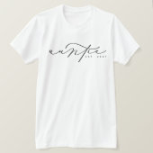 Aangepaste tante T-Shirt (Design voorkant)