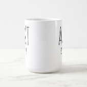 Aangepaste Tante & Uncle Mok, Baby Aankondiging Ca Koffiemok (Center)