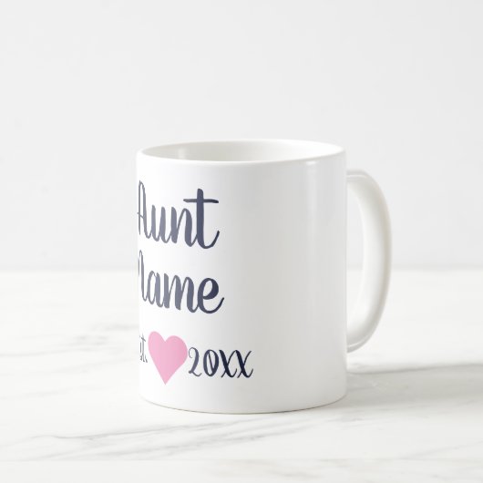 Aangepaste tante Vaste Mok marine (Voorkant rechts)