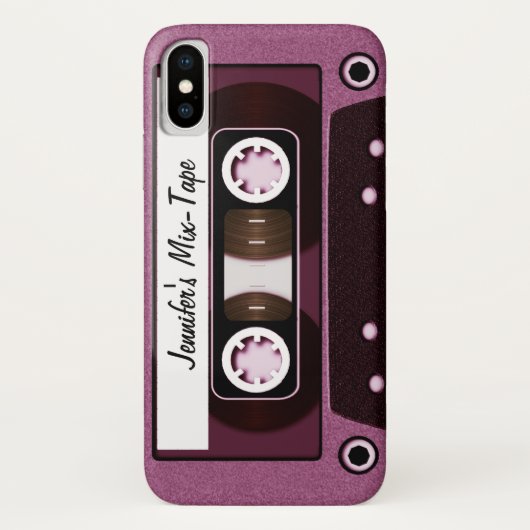 Aangepaste tape combineren Roze Case-Mate iPhone Case (Achterkant)