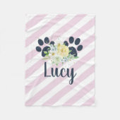 Aangepaste tapeportmandje fleece deken (Voorkant)