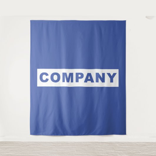 Aangepaste Tapijt Zakelijk Logo Bedrijf Wandkleed (Voorkant)