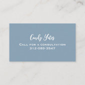 Aangepaste taping voor groot Stropdas Visitekaartje (Achterkant)