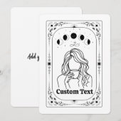 Aangepaste Tarot Astrologie Fortune Magische Sterr Kaart (Voorkant / Achterkant)