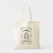 Aangepaste Tarot Astrologie Fortune Magische Sterr Tote Bag (Voorkant)
