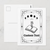 Aangepaste Tarot Boek Liefhebber Hemel Astrologie Briefkaart (Voorkant / Achterkant)