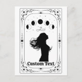 Aangepaste Tarot Hemel Astrologie Horoscoop Magisc Briefkaart (Voorkant)