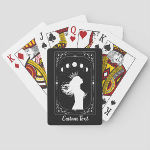 Aangepaste Tarot Hemelse Waarzeggerij Mystieke Maa Pokerkaarten