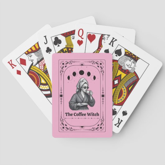 Aangepaste Tarot Koffie Liefhebber Sterrenbeeld Ho Pokerkaarten (Achterkant)