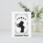 Aangepaste Tarot Naam toevoegen Partij Bruid uitno Briefkaart (Staand voorkant)