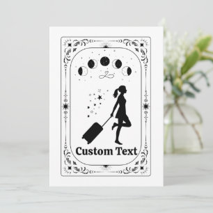 Aangepaste Tarot voor Reislustige Vrouwelijke Magi Kaart