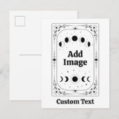Aangepaste Tarot Whimsical Hemelse Maan Huwelijksi Briefkaart (Voorkant / Achterkant)
