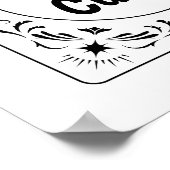 Aangepaste Tarot Zodiac Hemelse Danser Moderne Bal Poster (Hoek)