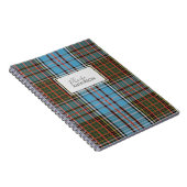 Aangepaste Tartan Clan Anderson spelerscontrole Notitieboek (Rechterzijde)