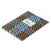 Aangepaste Tartan Clan Anderson spelerscontrole Notitieboek (Linkerzijde)