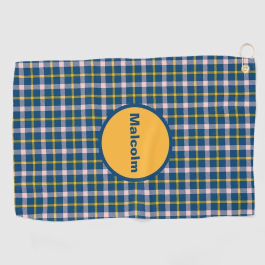 Aangepaste Tartan Golf Towel Golfhanddoek (Horizontaal)