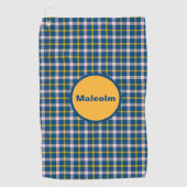 Aangepaste Tartan Golf Towel Golfhanddoek (Voorkant)