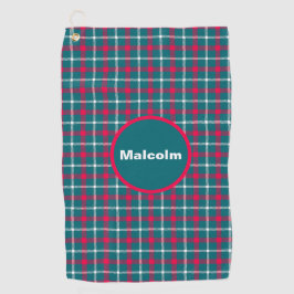 Aangepaste Tartan Golf Towel Golfhanddoek