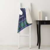 Aangepaste Tartan Holiday Clan Douglas Pset Sherpa Deken (In situ)