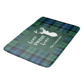 Aangepaste Tartan Kerstmis Campbell Pset Badmat (Gekanteld)