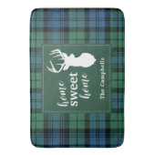 Aangepaste Tartan Kerstmis Campbell Pset Badmat (Voorkant Verticaal)