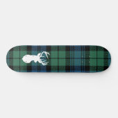 Aangepaste Tartan Kerstmis Campbell Pset Persoonlijk Skateboard (Horizontaal)