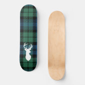 Aangepaste Tartan Kerstmis Campbell Pset Persoonlijk Skateboard (Voorkant)