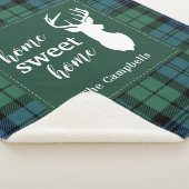 Aangepaste Tartan Kerstmis Campbell Pset Sherpa Deken (3/4)
