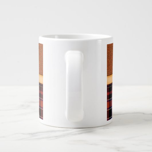 Aangepaste Tartan Mok (Achterkant)