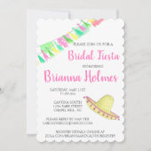 Aangepaste Tassel Papel Picado Pink Green Fiesta Kaart (Voorkant)