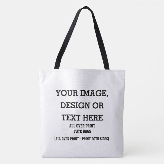 Aangepaste tassen, Creëer uw gepersonaliseerde ged Tote Bag (Voorkant)