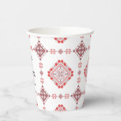 Aangepaste Tatreez Thobe Henna Party Papieren Bekers (Links)