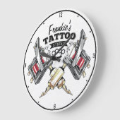 Aangepaste Tattoo artistieke oude schoolmachine Wi Grote Klok (Hoek)