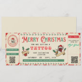 Aangepaste Tattoo GiftCard Ticket Certificaat Bon Kaart (Voorkant / Achterkant)