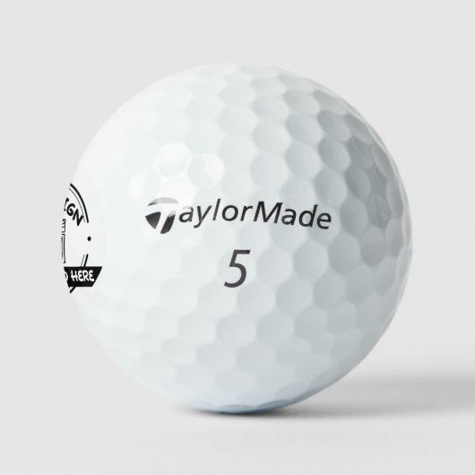 Aangepaste TaylorMade TP5 golfballen - USA Made (Logo)