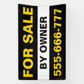 Aangepaste Te Koop Door Eigenaar Vastgoed Vastgoed Spandoek (Verticaal)