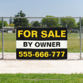 Aangepaste Te Koop Door Eigenaar Vastgoed Vastgoed Spandoek (Insitu)