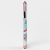 Aangepaste Teal Blauwe Blush Perzik Oranje Roze Mo Case-Mate iPhone Case (Achterkant/rechts)