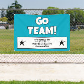 Aangepaste Teal Team Banner (Insitu)
