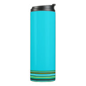 Aangepaste Teal Thermische Bekerk Thermosbeker (Gedraaid links)