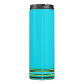 Aangepaste Teal Thermische Bekerk Thermosbeker (Achterkant)