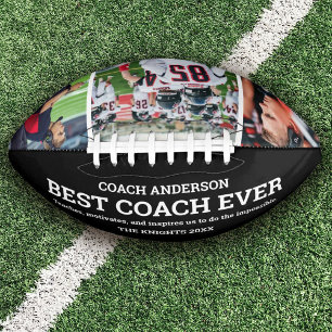 Aangepaste team Beste Coach Ooit Foto Collage American Football