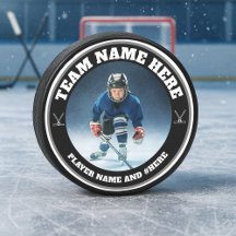 Aangepaste Teamfoto Hockeypuck