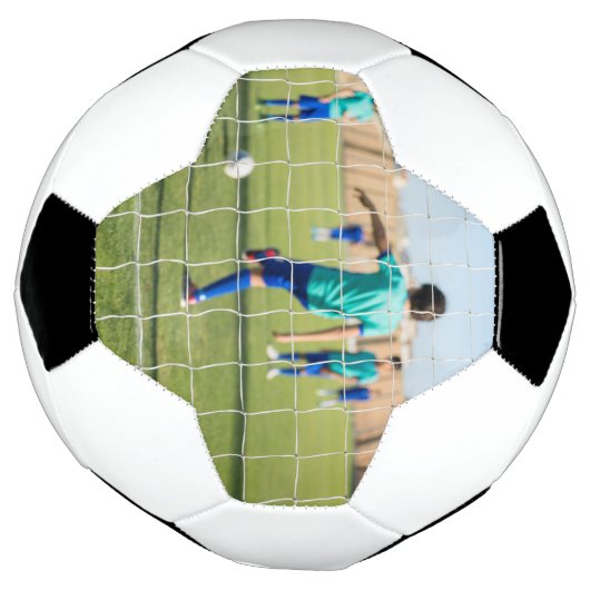 Aangepaste teamfoto voetbal (Gedraaid)