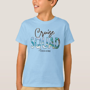 Aangepaste Teamgenoot Titel Cruise Squad T-shirt