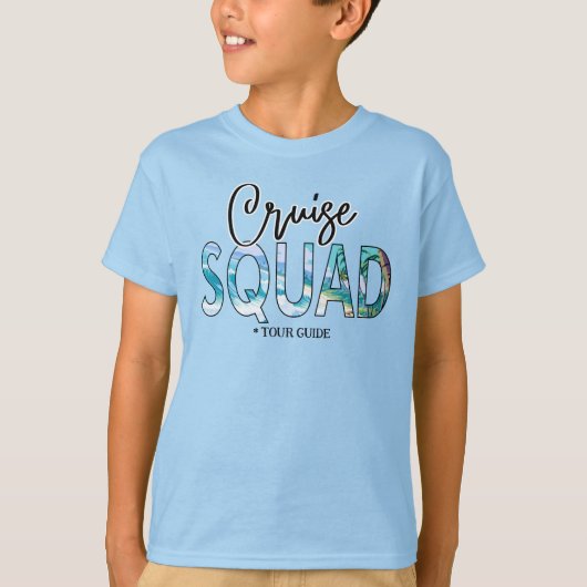 Aangepaste Teamgenoot Titel Cruise Squad T-shirt (Voorkant)