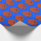 Aangepaste teamkleuren Basketball Player-poorten Cadeaupapier (Hoek)