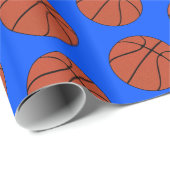 Aangepaste teamkleuren Basketball Player-poorten Cadeaupapier (Rol Hoek)